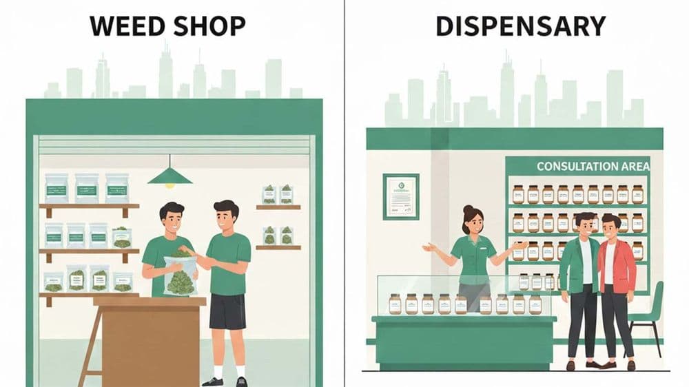 Weed Shop vs Dispensary in Bangkok: What’s the Difference and Why It Matters